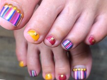 ピーボックス(P BOX)/フットネイルデザイン