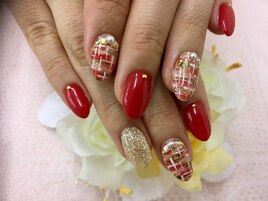 ツイードネイル☆