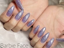 バービーフェイス 恵比寿(Barbie Face)/キラキラネイル