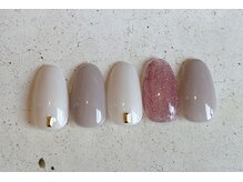 ネイルサロン エムズ(Nail Salon M's)/流行りのワンポイントフラッシュ