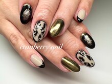 クランベリーネイル 代官山 恵比寿(cranberry nail)/アニマル柄デザイン