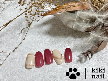 キキネイル 二子玉川(kikinail)/9.10月定額A /チェックネイル