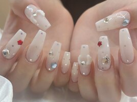 星ホロきらきらネイル