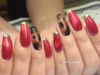 ロア(LOA)/ヒョウ柄ネイル