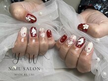 ユーネイル(YW nail)/フルアート＋パーツ