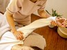 【固まった体をゆるめ深い呼吸へ】よもぎ蒸し＋ゆるみ整体計90分￥13200→