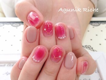 アグニークリッシェ(Agunik Riche)/【チークネイル】