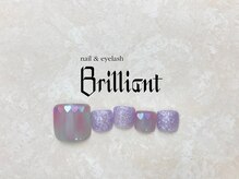 ネイルアンドまつげエクステのお店 ブリリアント 草加(Brilliant)/Foot 　定額9900円コース