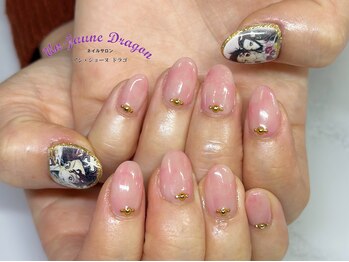アン ジョーヌドラゴ/【自爪ネイル】プリントネイル