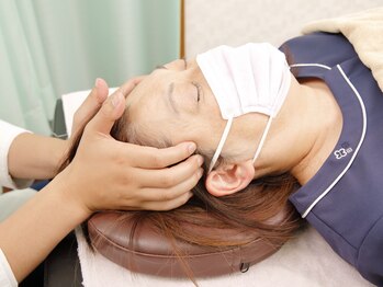 天命堂しらとり台整体院/頭の施術も行っております。