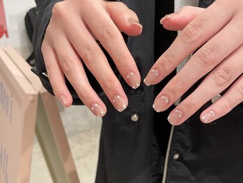 ネオイ(neo:i)/nude brown × square clear