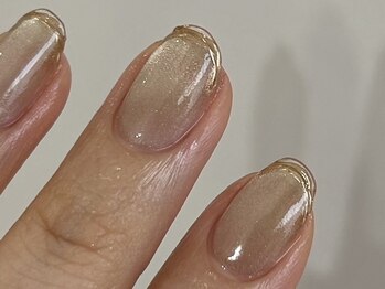 クルネ(QULNE)/ブライダルネイル ミラーネイル