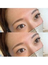 ミュー(professional beauty salon MYU)/まつ毛パーマ+美眉スタイリング