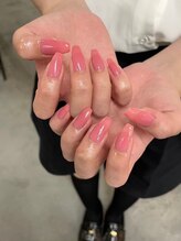 ネイルサロンエーナイン イオン札幌藻岩店/ピンクネイル