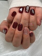 トータルビューティーローズ(Rose)/ボルドーフラッシュネイル