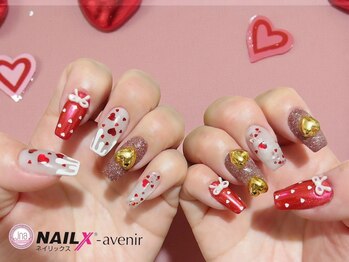 リボンとハートのバレンタイン