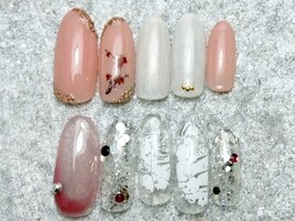 定額トレンドニュアンスネイル