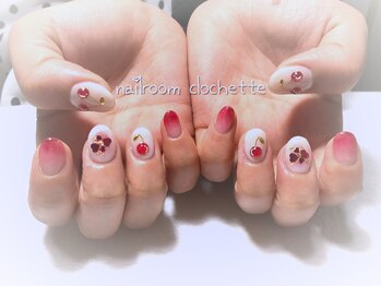 ネイルルーム クロシェット(nail room clochette)/チェリーネイル