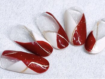 チェリーズネイル(Cherrys Nail)/変形フレンチ