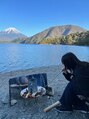 グレースフィオーレ 西宮北口店(gracefiore)&nbsp;山梨にキャンプ行った時のものです。後ろに富士山が見えますね～