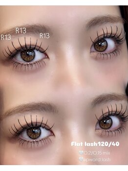 ライル(RILE)/Flat lash 120/40 +upward lash