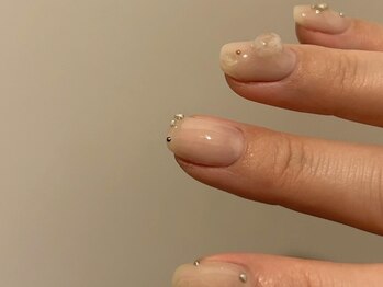 クルネ(QULNE)/クリアネイル シンプルベージュ