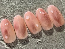 ラムネイル(la_m.nail)/桃ネイル