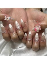 トータルビューティーローズ(Rose)/フレンチスカルプネイル