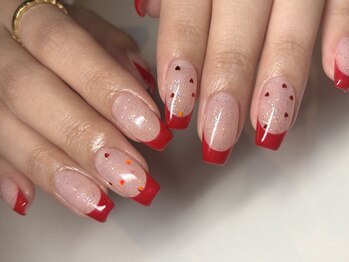 ヴレ ネイル(vrai nail)/ハートフレンチ