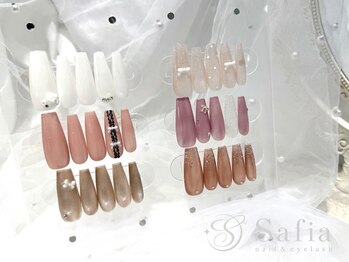 サフィアネイル 大阪駅前第3ビル(Safia nail)の写真/初回&1ヶ月以内オフ無料！【Safia collection★シンプルアート】豊富なdesignから選べる◎