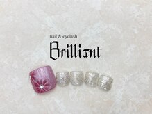ネイルアンドまつげエクステのお店 ブリリアント 草加(Brilliant)/Foot 　定額9900円コース