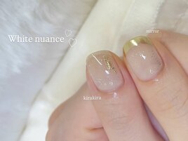 ホワイト/綺麗めニュアンス