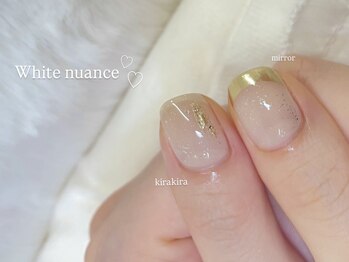 シャルム(Charme)/ホワイト/綺麗めニュアンス