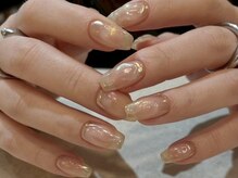 クルネ(QULNE)/オーロラネイルニュアンスネイル