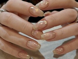 オーロラネイルニュアンスネイル