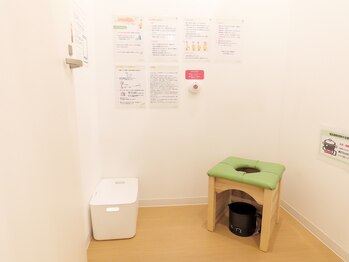 ソエルスタジオ 南行徳店/よもぎ蒸しはセルフ形式です