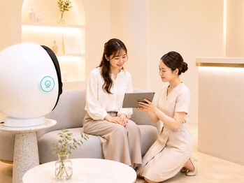 スリムグレイス(SLIM GRACE)の写真/「まずは肌を知ることから」最新AI肌診断で見えない肌悩みまで徹底分析!あなたに合う美肌ケアをご提案