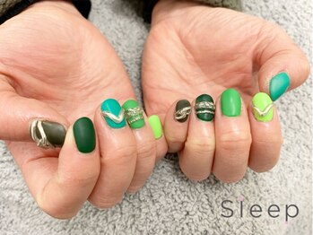 スリープ 中目黒(Sleep nakameguro)/Hiromi/アートネイル¥13750