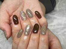 エーネイルルーム(A.Nail.room)/ミラーアートネイル