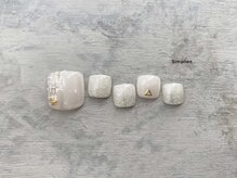シンプリー ネイルアンドアイラッシュ 祖師谷大蔵店(Simpliee Nail&Eyelash)/フット ツイード