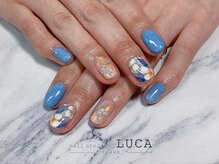 ネイルアトリエルカ(nail atelier LUCA)/M-788 フラワーブライダルネイル