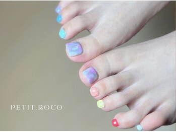フットネイル10本アート
