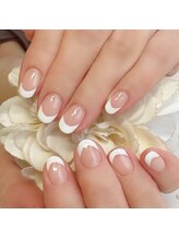 ヘアー ユニバース(HAIR UИIVERS)/シンプル☆フレンチネイル