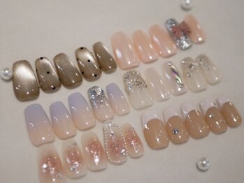 ケリー(kelly)の写真/<お手頃価格で通いやすさ◎>クリア感たっぷりのちゅるんワンカラー,グラデーション,くすみカラーもお任せ♪