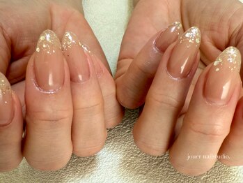 ジュエ ネイルスタジオ(jouer nailstudio.)/ラメネイル