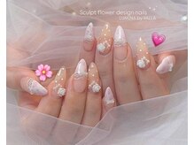 バラ 熊本店(VALLA)/スカルプflowerネイル