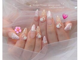 スカルプflowerネイル