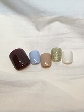 ネイルハウス安气子 新丸ビル店/大人ネイル