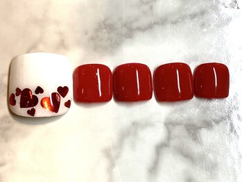 ネージュ バイ リアンジュ 辻堂(Neige by Reange)/フット　ハートnail