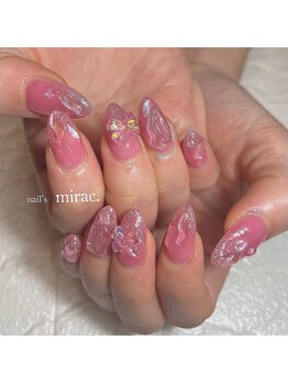 ネイルズミラク(nail's mirac.)/透け感ネイル